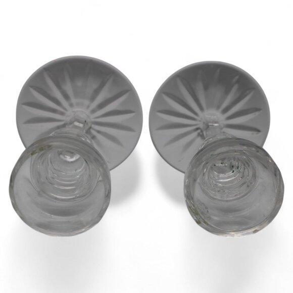 Galway Irish Crystal Candle Holders With Intricate Design - Set Of 2 - Picture 5 of 5